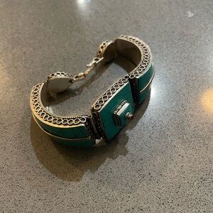 Turquoise and Silver Bracelet
